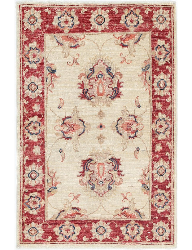 Hand Knotted Ziegler Farhan Wool Rug 1' 11" x 2' 11" - No. AT11533