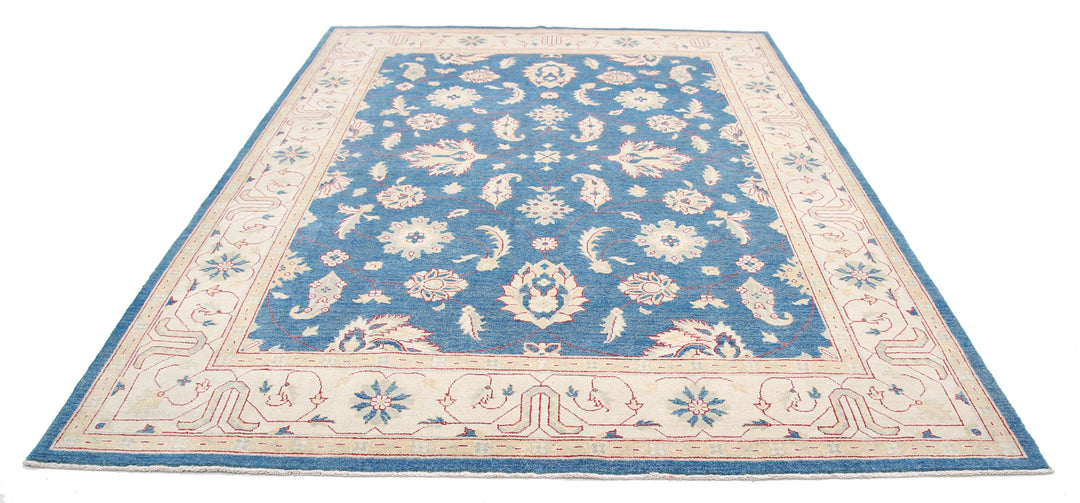 Hand Knotted Ziegler Farhan Gul Wool Rug 7' 11" x 10' 4" - No. AT61579