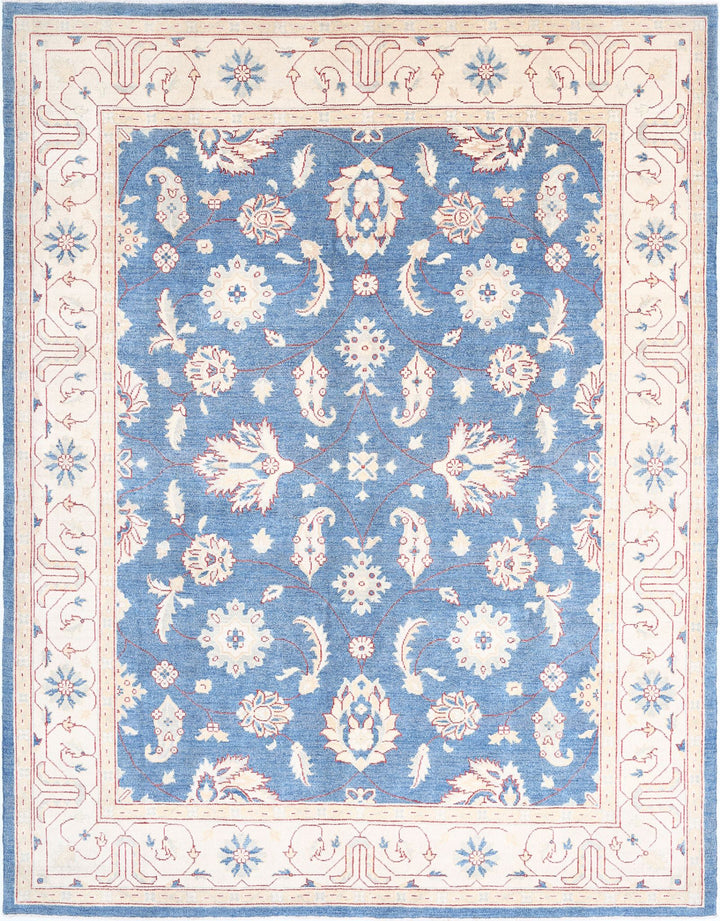 Hand Knotted Ziegler Farhan Gul Wool Rug 7' 11" x 10' 4" - No. AT61579