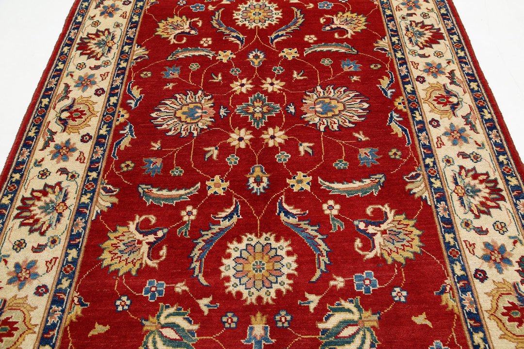 Hand Knotted Ziegler Farhan Gul Wool Rug 5' 10" x 9' 2" - No. AT54475