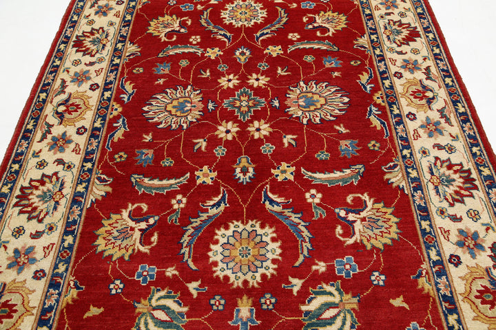 Hand Knotted Ziegler Farhan Gul Wool Rug 5' 10" x 9' 2" - No. AT54475