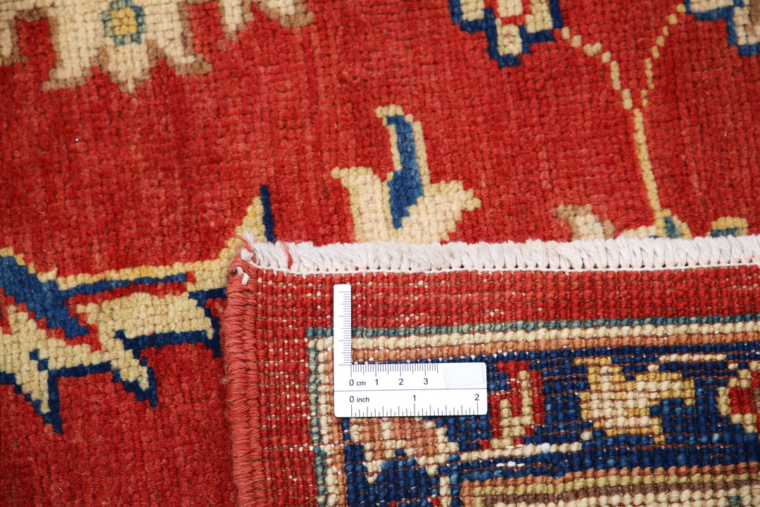 Afghan Ziegler Rug 6' 6" x 8' 10" Hand-Knotted | No. AT13876