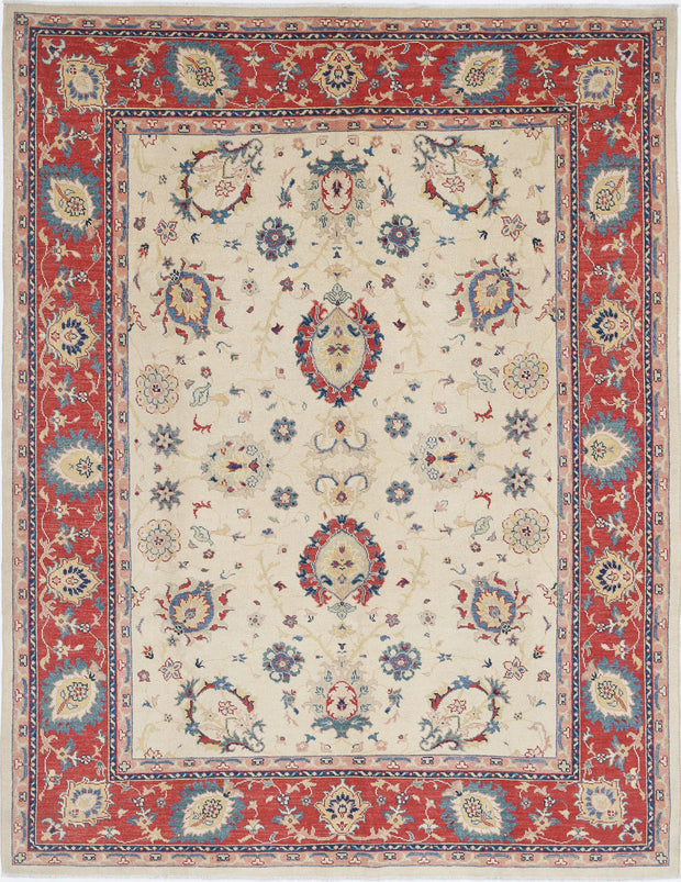 Hand Knotted Ziegler Farhan Gul Wool Rug 8' 0" x 10' 2" - No. AT53771