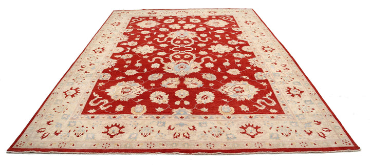 Hand Knotted Ziegler Farhan Gul Wool Rug 8' 11" x 12' 5" - No. AT52654
