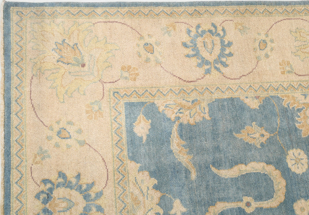 Afghan Ziegler Rug 7' 9" x 7' 9" Hand-Knotted | No. AT25844