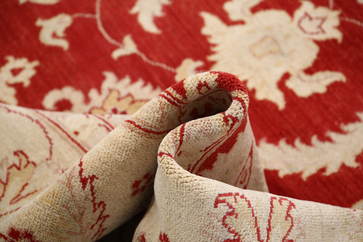 Hand Knotted Ziegler Farhan Gul Wool Rug 9' 0" x 11' 11" - No. AT92722