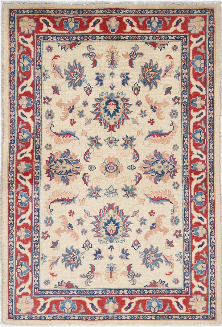 Hand Knotted Ziegler Farhan Gul Wool Rug 3' 11" x 5' 11" - No. AT78239