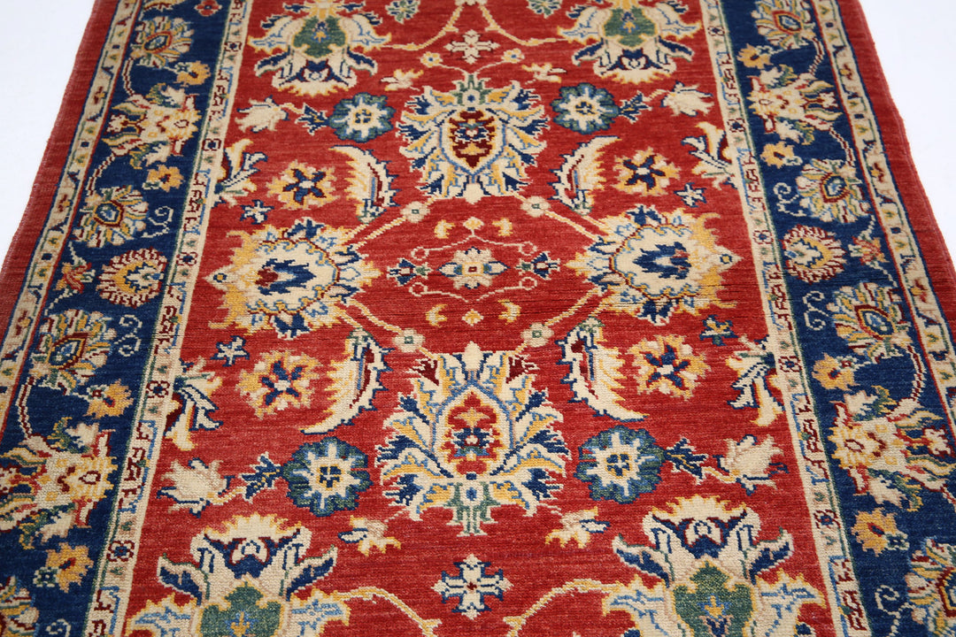Hand Knotted Ziegler Farhan Gul Wool Rug 4' 1" x 5' 10" - No. AT17587
