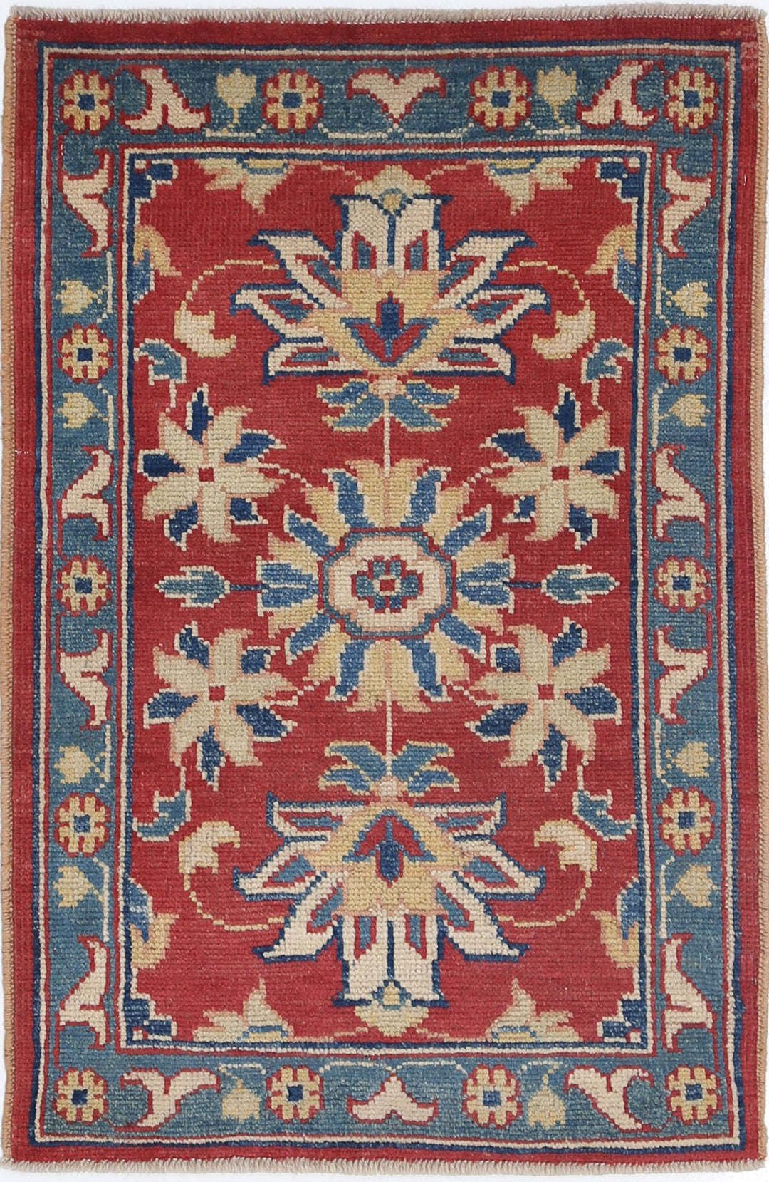 Hand Knotted Ziegler Farhan Gul Wool Rug 2' 2" x 3' 2" - No. AT14646