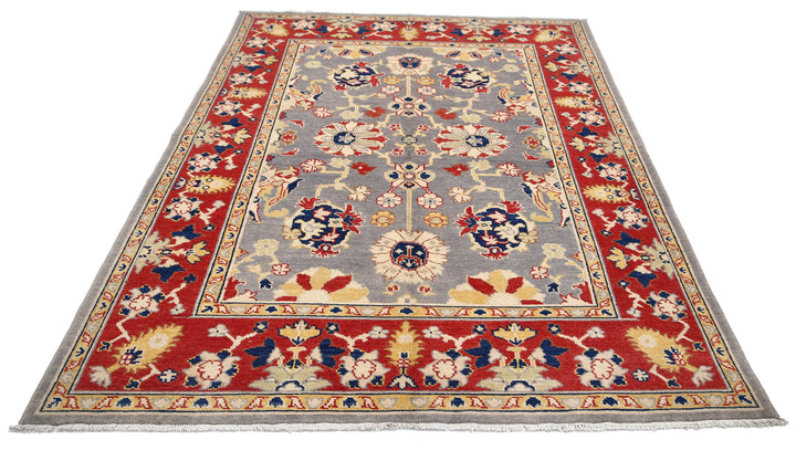 Afghan Ziegler Farhan Gul Rug 5' 5" x 7' 4" Hand-Knotted | No. AT71298
