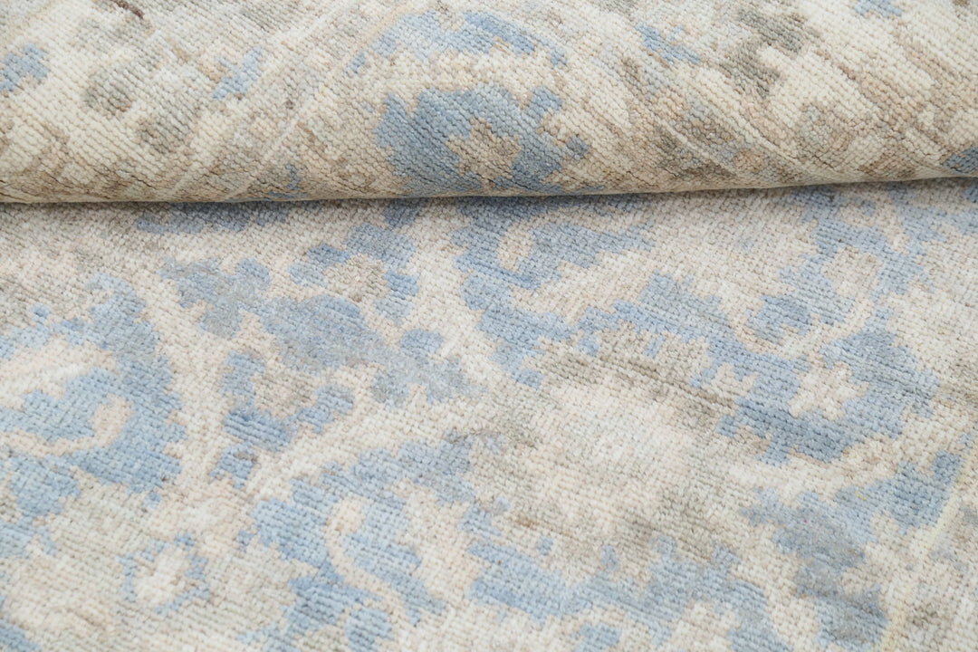 Hand Knotted Ziegler Farhan Gul Wool Rug 3' 11" x 5' 10" - No. AT92034