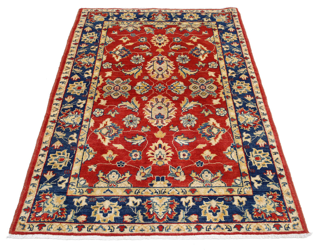 Hand Knotted Ziegler Farhan Gul Wool Rug 4' 0" x 5' 10" - No. AT65166