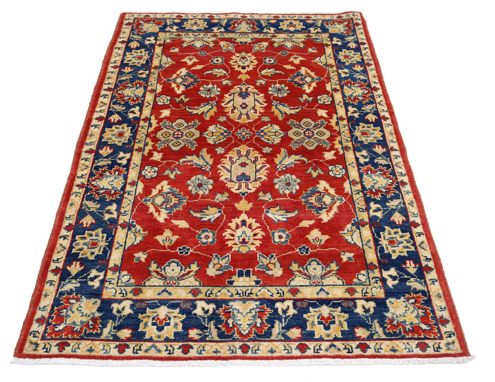 Hand Knotted Ziegler Farhan Gul Wool Rug 4' 0" x 5' 10" - No. AT65166