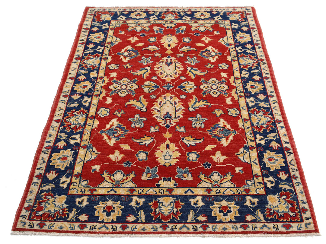 Hand Knotted Ziegler Farhan Gul Wool Rug 3' 10" x 5' 8" - No. AT70116
