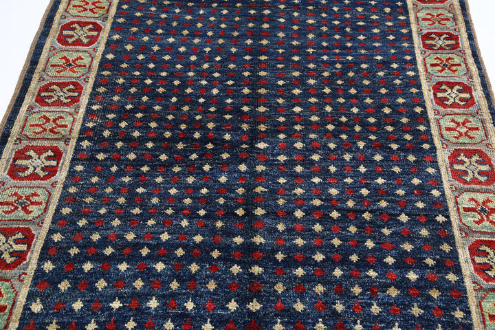 Hand Knotted Ziegler Farhan Gul Wool Rug 6' 6" x 9' 7" - No. AT75757