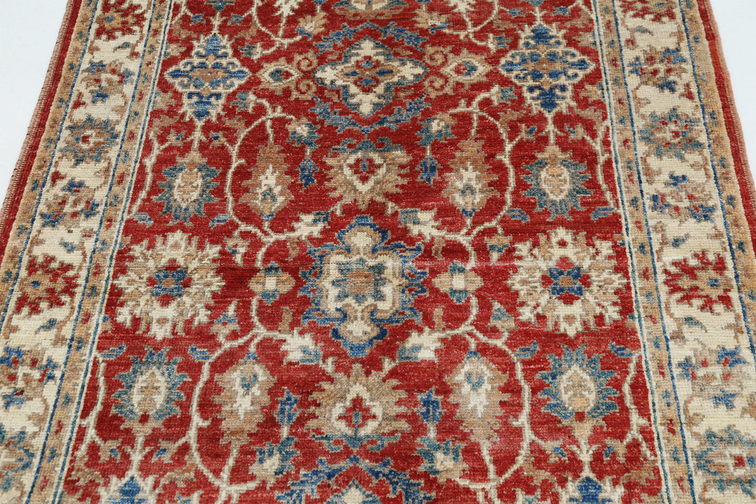 Hand Knotted Ziegler Farhan Gul Wool Rug 3' 10" x 5' 11" - No. AT86582