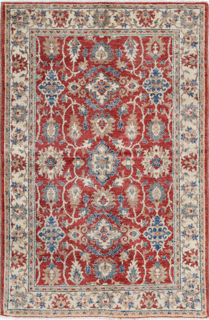 Hand Knotted Ziegler Farhan Gul Wool Rug 3' 10" x 5' 11" - No. AT86582