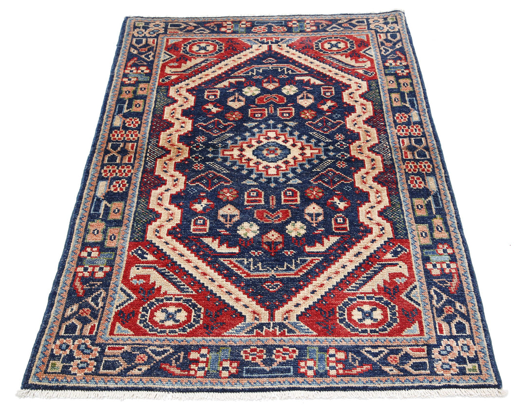 Hand Knotted Ziegler Farhan Gul Wool Rug 3' 4" x 4' 10" - No. AT92452