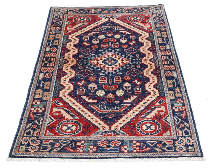Hand Knotted Ziegler Farhan Gul Wool Rug 3' 4" x 4' 10" - No. AT92452