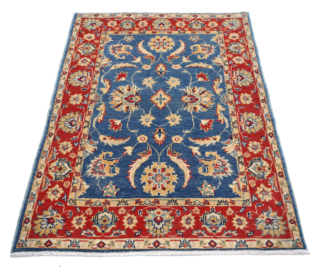 Hand Knotted Ziegler Farhan Gul Wool Rug 3' 4" x 4' 8" - No. AT46167