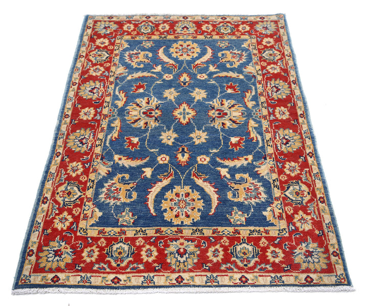 Hand Knotted Ziegler Farhan Gul Wool Rug 3' 4" x 4' 8" - No. AT46167