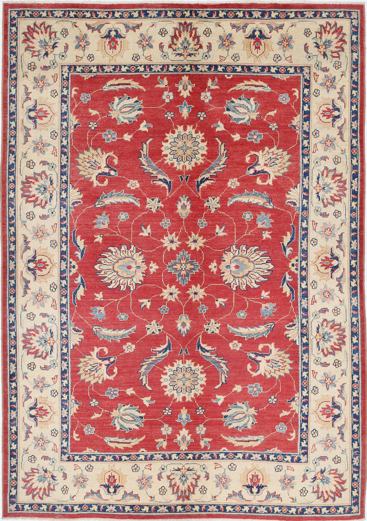 Hand Knotted Ziegler Farhan Gul Wool Rug 6' 8" x 9' 6" - No. AT88517