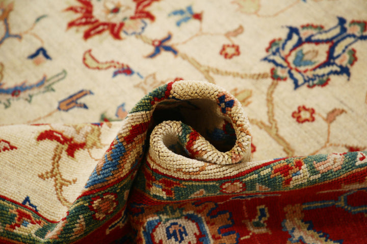 Hand Knotted Ziegler Farhan Gul Wool Rug 6' 5" x 10' 0" - No. AT28886