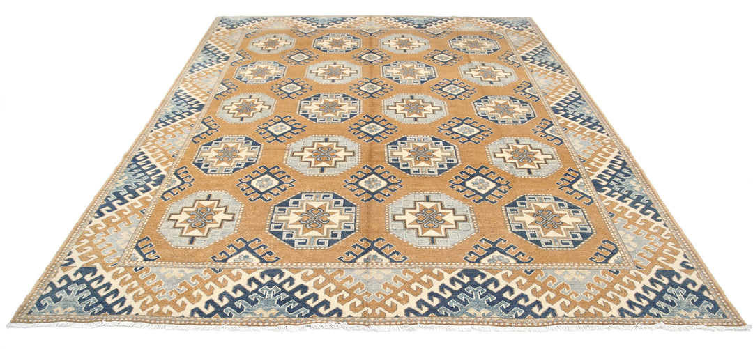 Hand Knotted Ziegler Farhan Gul Wool Rug 8' 5" x 10' 1" - No. AT34250