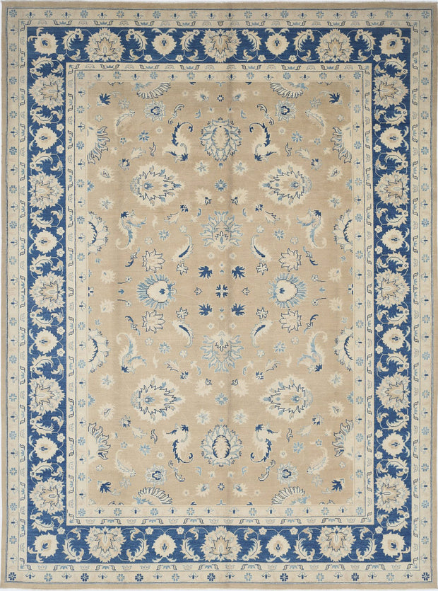 Hand Knotted Ziegler Farhan Gul Wool Rug 10' 0" x 13' 2" - No. AT16104