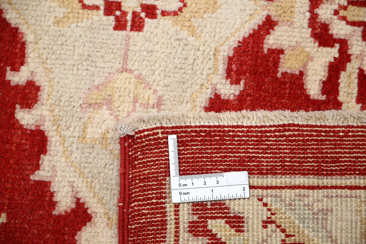 Afghan Ziegler Rug 9' 0" x 12' 1" Hand-Knotted | No. AT17678