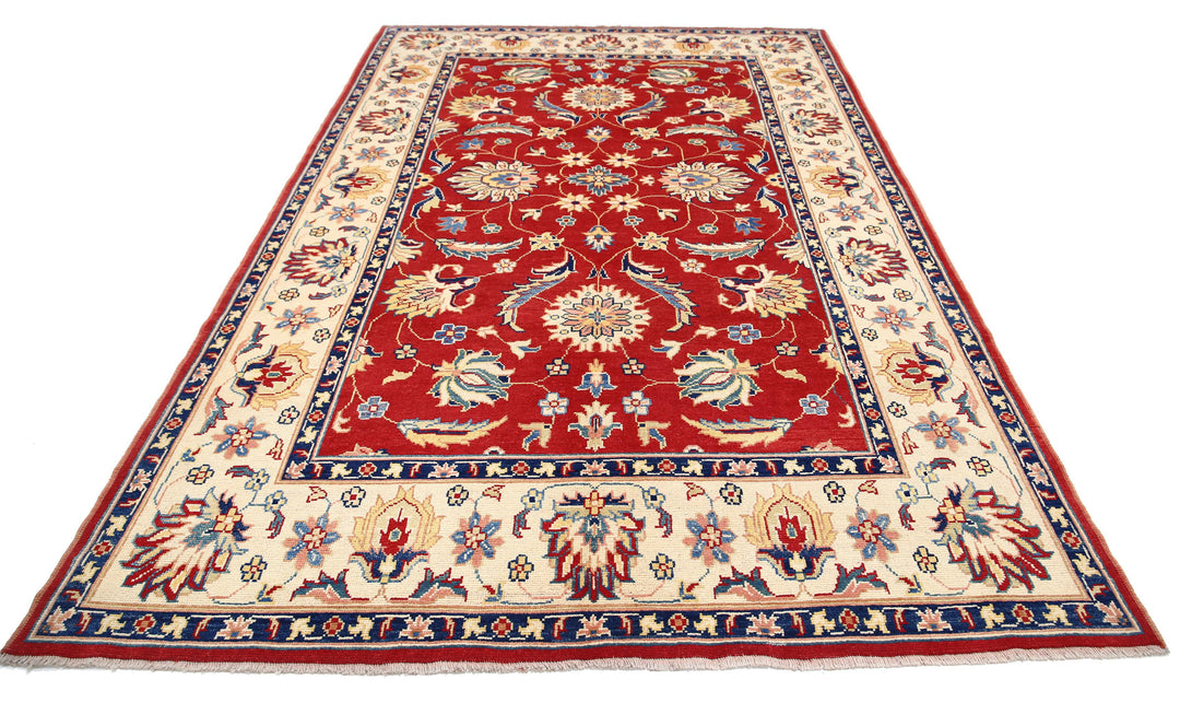 Hand Knotted Ziegler Farhan Gul Wool Rug 6' 8" x 10' 4" - No. AT94521