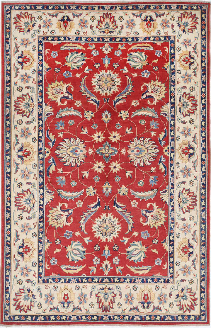 Hand Knotted Ziegler Farhan Gul Wool Rug 6' 8" x 10' 4" - No. AT94521