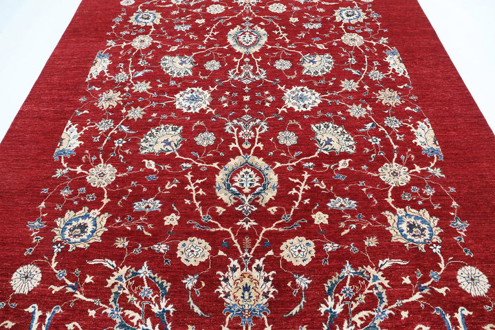Afghan Ziegler Farhan Rug 7' 11" x 10' 2" Hand-Knotted | No. AT24631