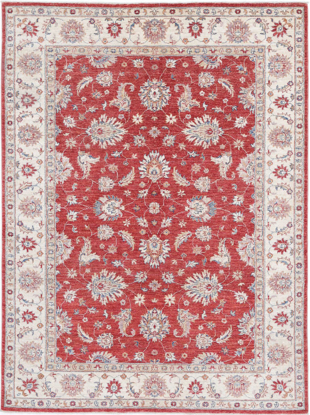 Hand Knotted Ziegler Farhan Wool Rug 5' 0" x 6' 9" - No. AT62826