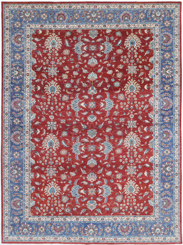 Hand Knotted Ziegler Farhan Wool Rug 9' 9" x 13' 2" - No. AT57845