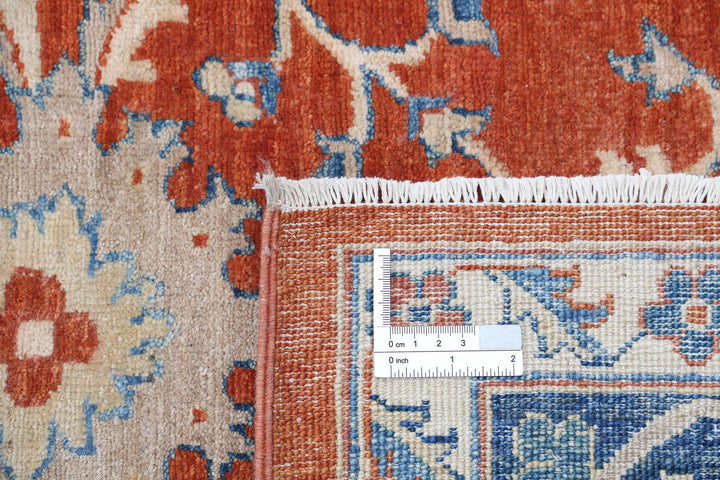 Afghan Ziegler Farhan Rug 6' 6" x 9' 5" Hand-Knotted | No. AT81677