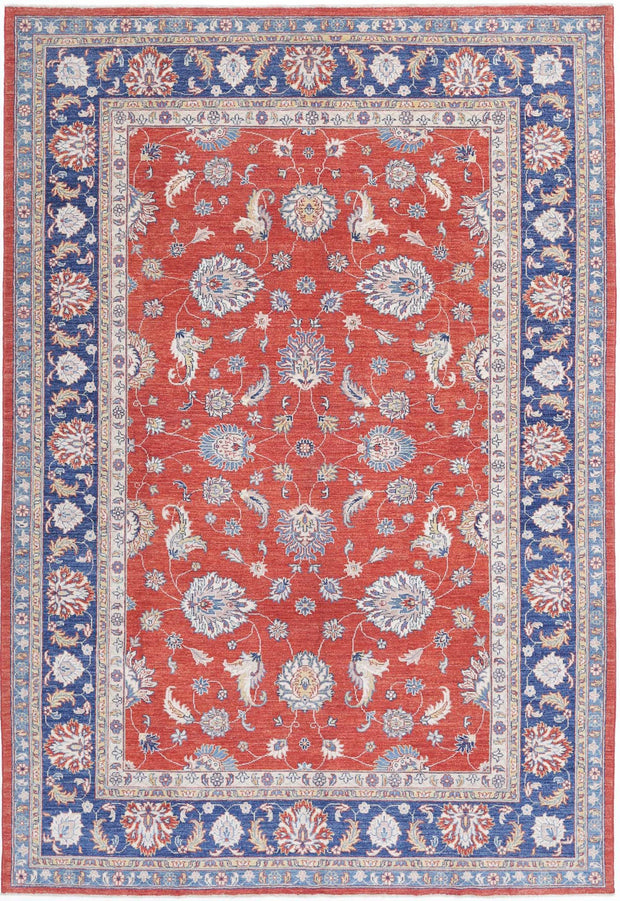 Hand Knotted Ziegler Farhan Wool Rug 6' 4" x 9' 5" - No. AT95232
