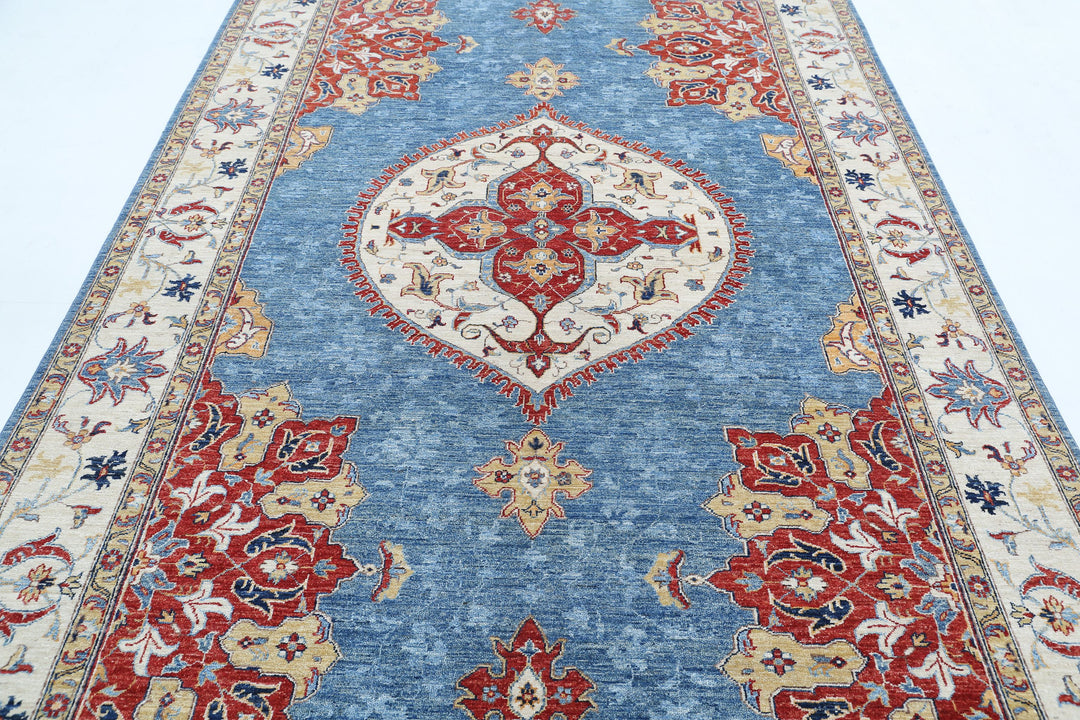 Afghan Ziegler Farhan Rug 6' 4" x 9' 9" Hand-Knotted | No. AT75605