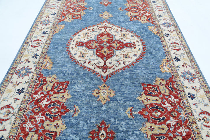 Afghan Ziegler Farhan Rug 6' 4" x 9' 9" Hand-Knotted | No. AT75605