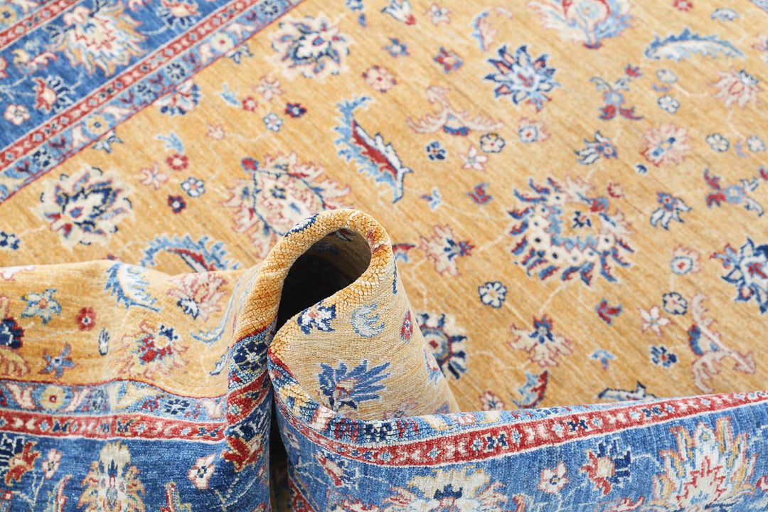Afghan Ziegler Farhan Rug 5' 0" x 6' 2" Hand-Knotted | No. AT50744
