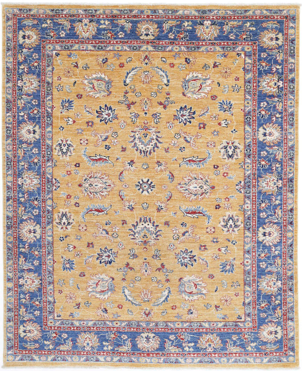 Hand Knotted Ziegler Farhan Wool Rug 5' 0" x 6' 2" - No. AT50744