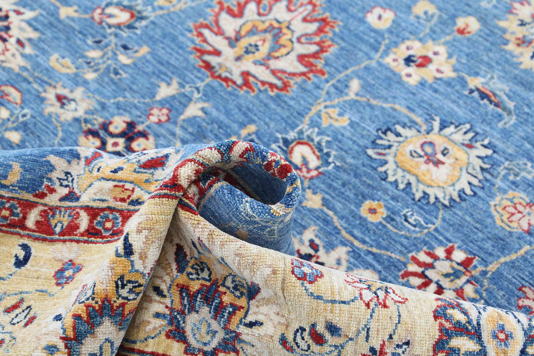 Afghan Ziegler Farhan Rug 6' 7" x 10' 2" Hand-Knotted | No. AT81754