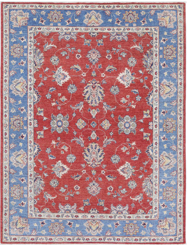 Hand Knotted Ziegler Farhan Wool Rug 4' 10" x 6' 5" - No. AT13841