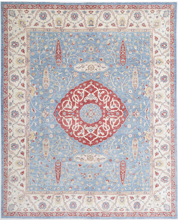 Hand Knotted Ziegler Farhan Wool Rug 8' 0" x 9' 11" - No. AT65808