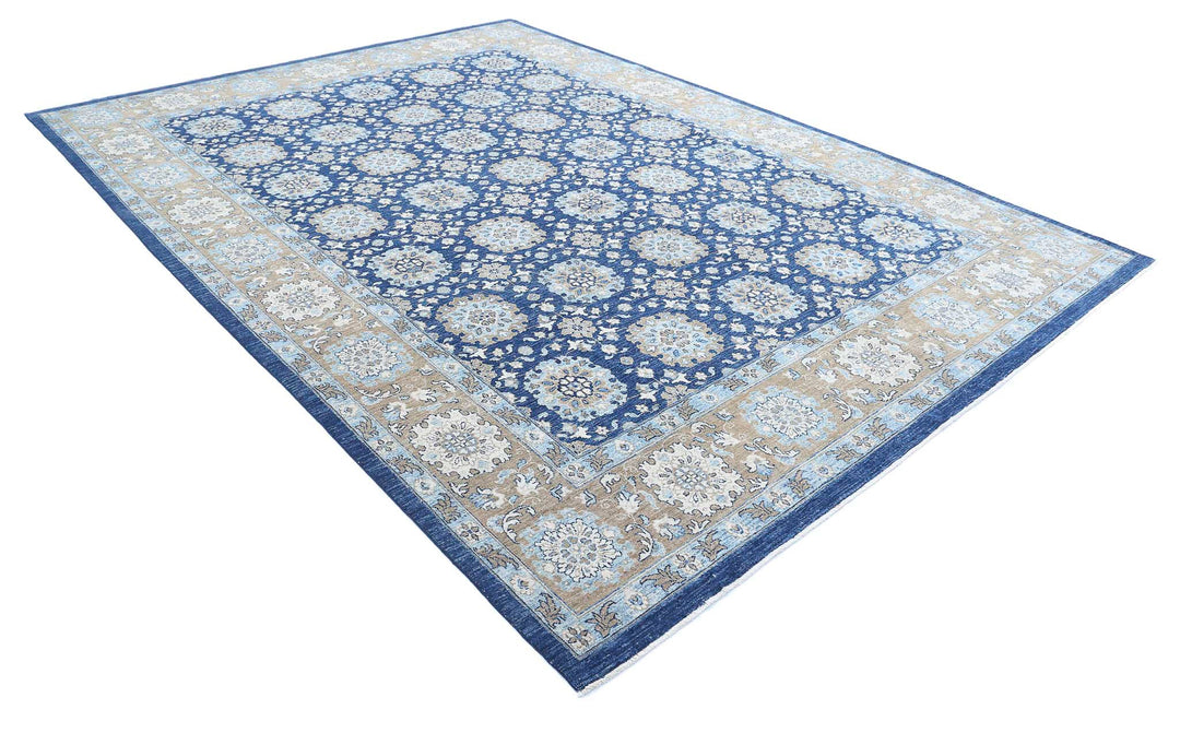 Hand Knotted Ziegler Farhan Wool Rug 8' 10" x 11' 11" - No. AT94211