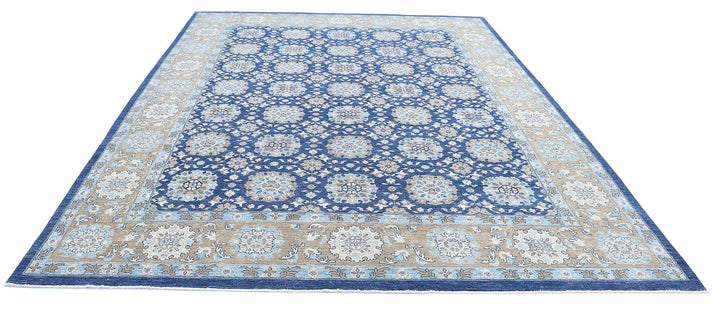 Hand Knotted Ziegler Farhan Wool Rug 8' 10" x 11' 11" - No. AT94211