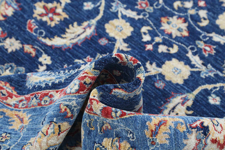 Afghan Ziegler Farhan Rug 5' 6" x 8' 0" Hand-Knotted | No. AT54823