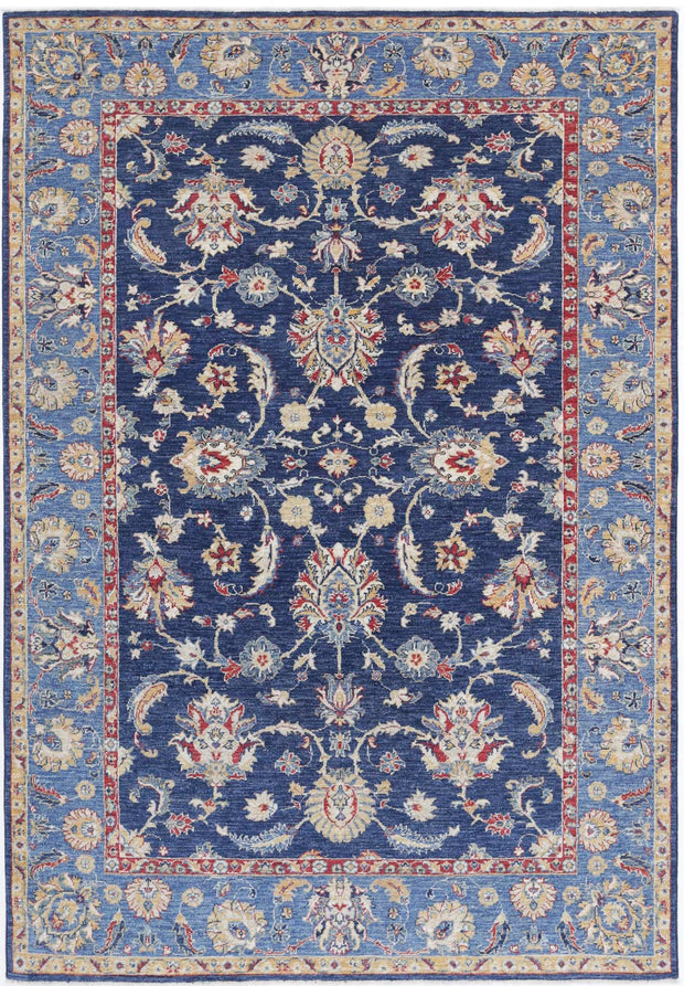 Hand Knotted Ziegler Farhan Wool Rug 5' 6" x 8' 0" - No. AT54823