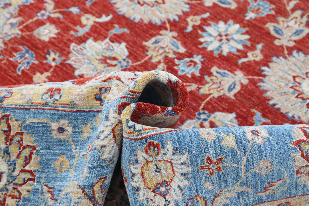 Afghan Ziegler Farhan Rug 5' 7" x 8' 0" Hand-Knotted | No. AT81286