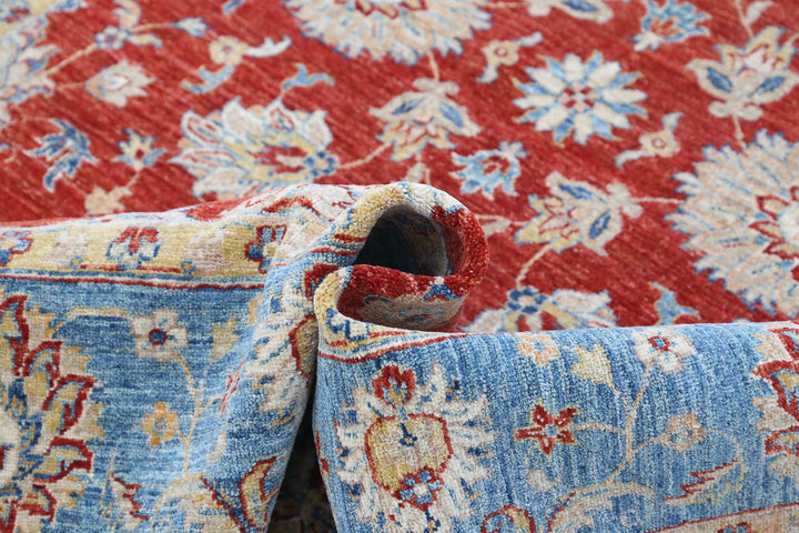 Afghan Ziegler Farhan Rug 5' 7" x 8' 0" Hand-Knotted | No. AT81286